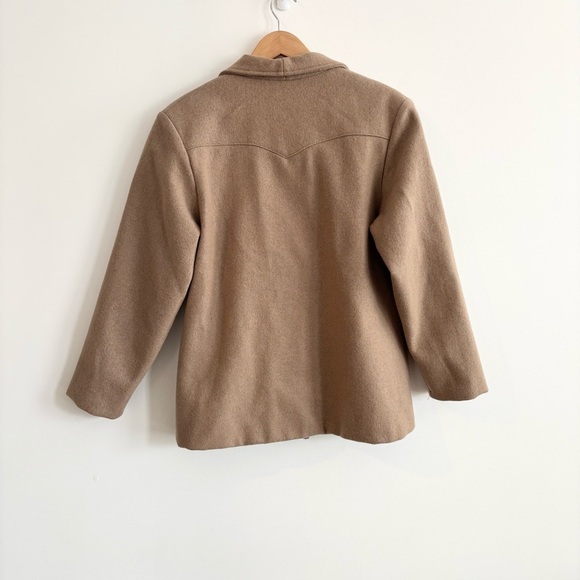 Vintage Mid-West Garment Co. Wool Tan Coat - Picture 7 of 12